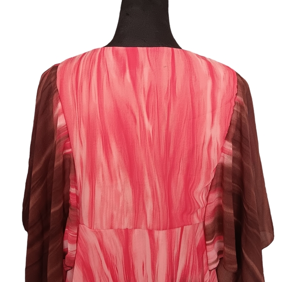 Antthony Long & Lucious Multi-Color Tunic Blouse Women's Size Large - Picture 5 of 8